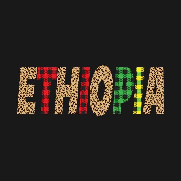ETHIOPIA word art design by C-Tech