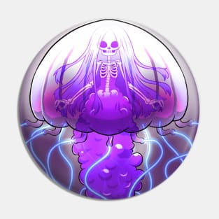 Jellyfish Creature Pin