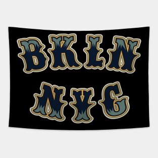 Brooklyn New York Font Fusion - Distinctive Typeface Design Tapestry