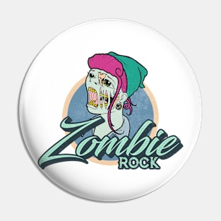 Zombie Rock Pin