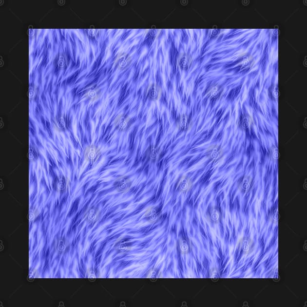 Bright Blue Fur Design by CraftyCatz