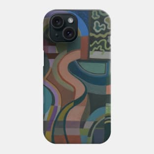 Oxford Landscape Abstract Painting Phone Case