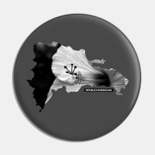 Dominican Republic Map Flower Hibiscus Photo Pin