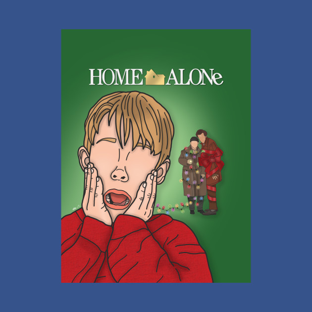 Discover Home Alone Christmas Movie (1990) | Macauley Culkin | Joe Pesci | John Hughes - Christmas - T-Shirt