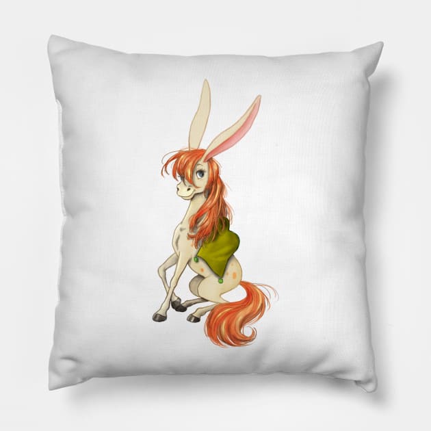 Humpbacked horse Pillow by AnaGrigorjev