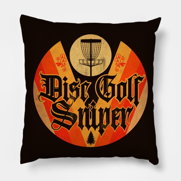Disc Golf Sniper Classic Pillow by CTShirts
