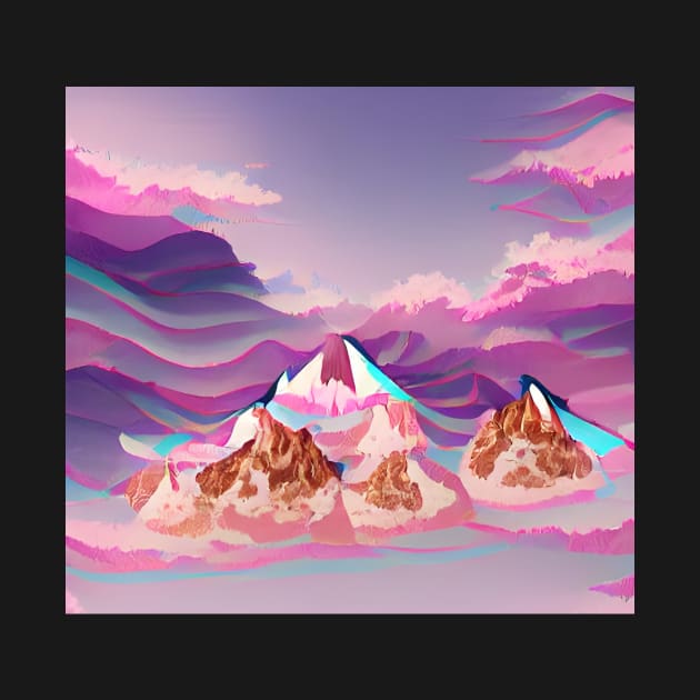 Aesthetic Mountains Concept by Mihadom