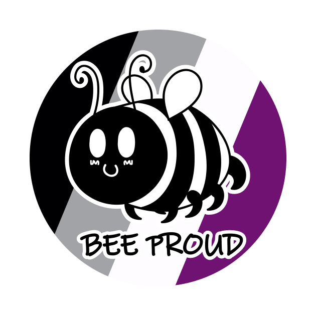 Bee Proud the Asexual Spectrum by JadedOddity