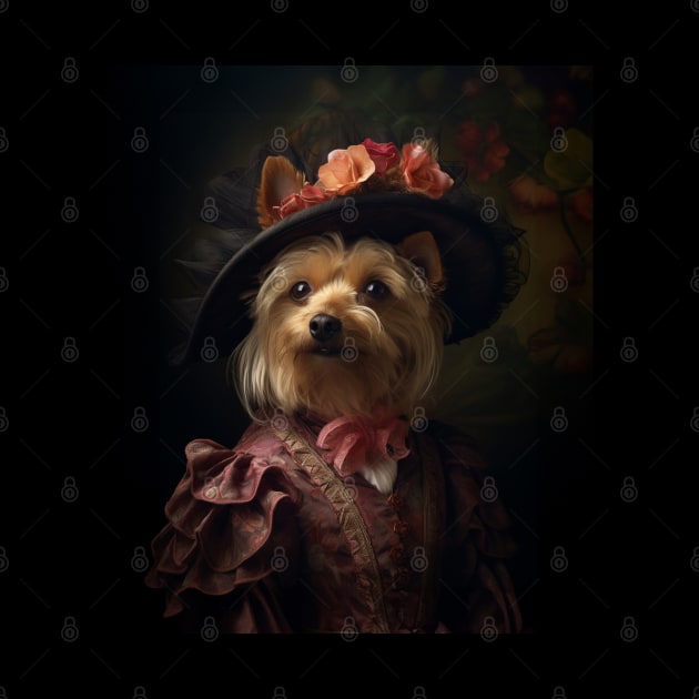Sophisticated Dachshund-Norwich Terrier Mix by HUH? Designs