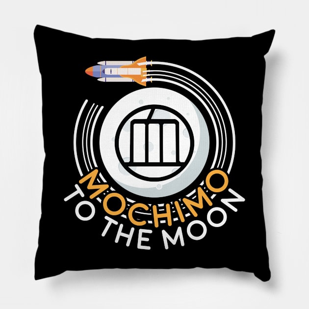 Mochimo to the Moon Rocket Pillow by Umami