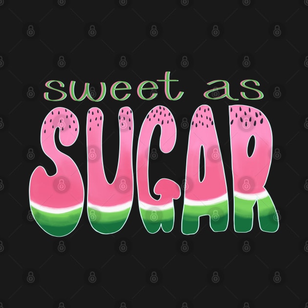 Sweet as Sugar Watermelon by BlackSheepArts