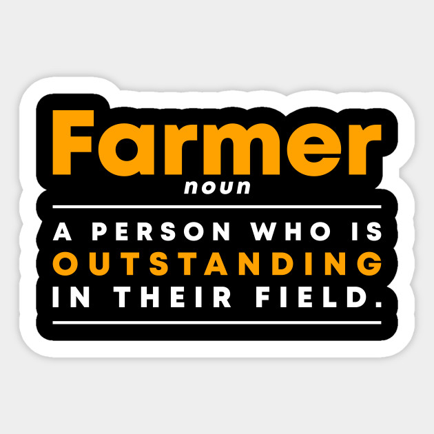 Farm Farmer - Farmer - Sticker