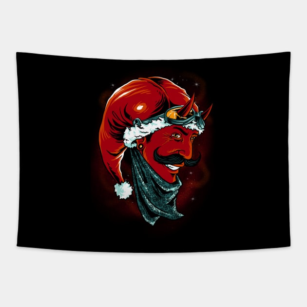 devil santa Tapestry by spoilerinc