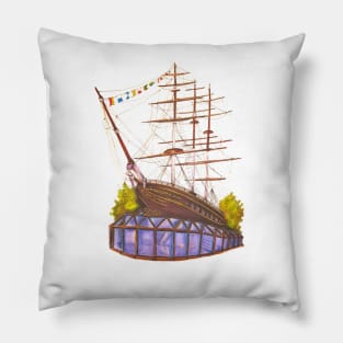 Cutty Sark Ship Pillow