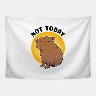 Not today Capybara Tapestry