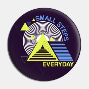 Motivational quotes Geometric positive hiking Pin