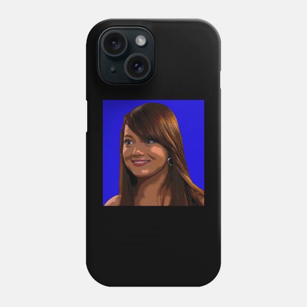 emma stone Phone Case by oryan80