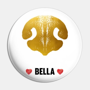 Bella Dog Name Pin