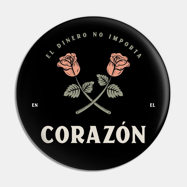 Corazon lover Pin by Tip Top Tee's