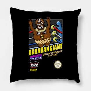 Wrassleman 8-Bit Retro Gaming Pro Wrestling: Ugandan Giant Pillow