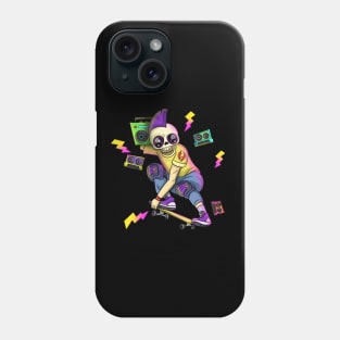 Punk Rock Skull Skateboarder Phone Case