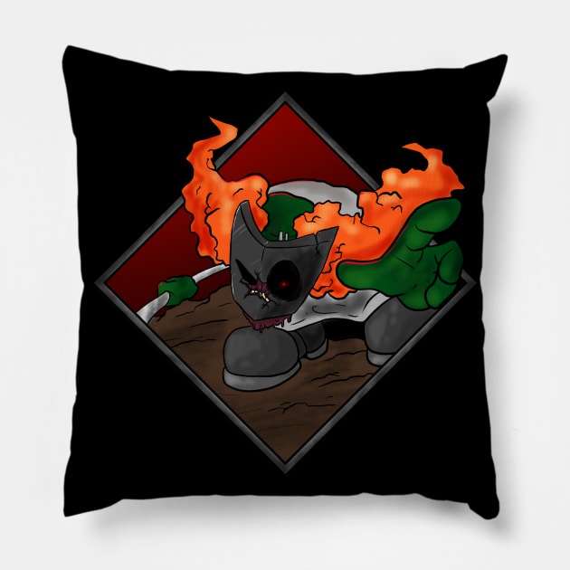 Madness combat another Raging Tricky the clown Pillow by Renovich