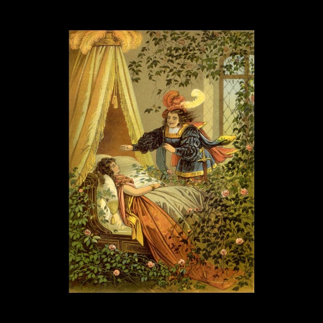 Vintage Fairy Tales, Sleeping Beauty by Carl Offterdinger by MasterpieceCafe