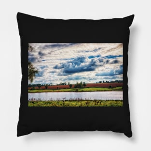 Cloud filled skies Pillow