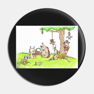 Easter Picnic Pin