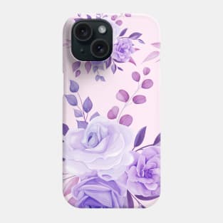 Purple Flower - Floral Pattern Phone Case