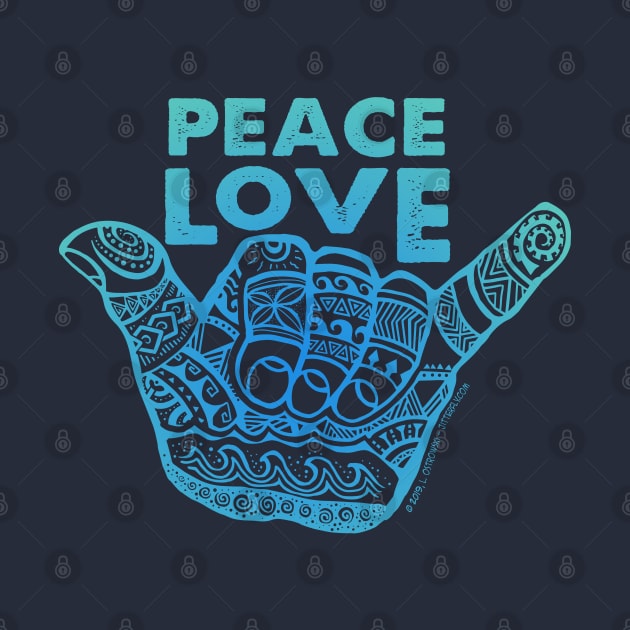 Peace Love Hang Loose by Jitterfly