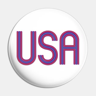 USA 4th of July Pin