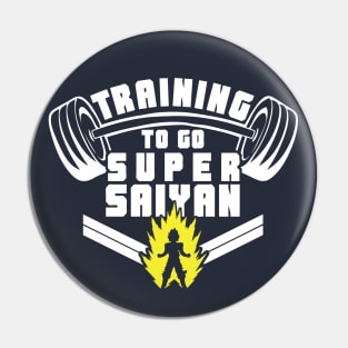 Training to Go Super Saiyan Pin