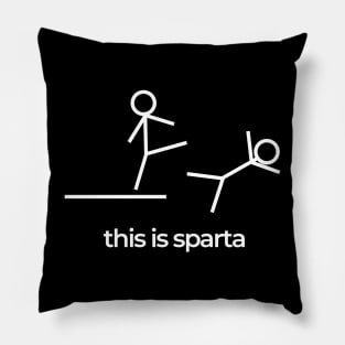 this is sparta Pillow