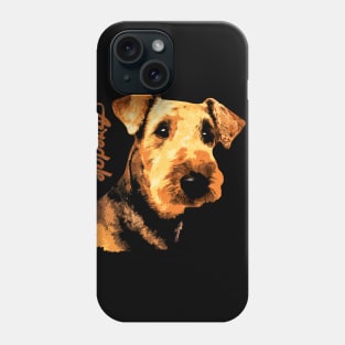 Airedale Terrier Portrait Phone Case