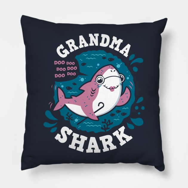 Grandma Shark Pillow by Olipop