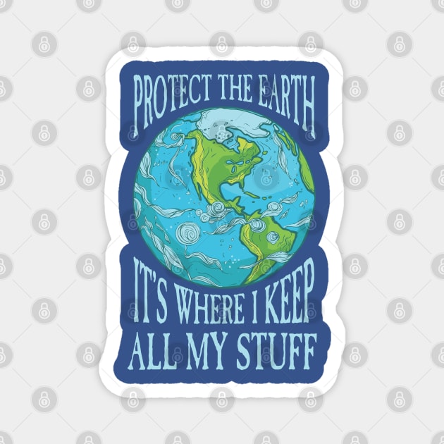 Happy Earth Day! Magnet by ZombieNinjas