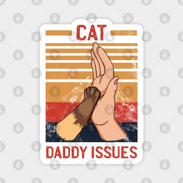 cat dad Magnet by DopamIneArt