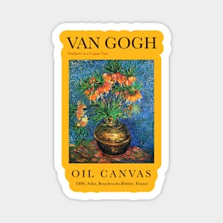 Fritallaries Vase Van Gogh Magnet