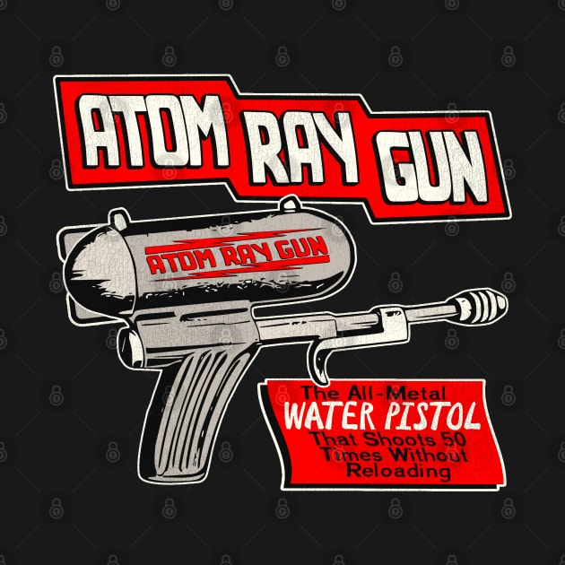 Vintage Atom Ray Gun / 40s Water Toy by darklordpug