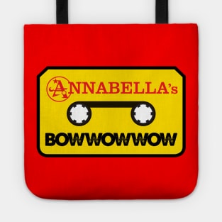 Annabella's Bow Wow Wow Cassette Logo OFFICIAL MERCH T-Shirt Tote