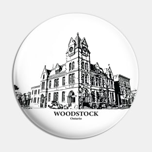 Woodstock - Ontario Pin