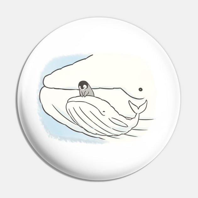 Whale Pin by sheba.drawing