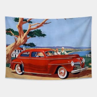 1941 Red DeSoto Tapestry