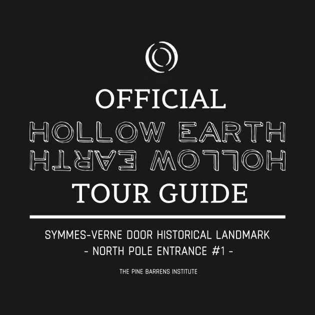 Hollow Earth Tour Guide (White Logo) by Pine Barrens Institute