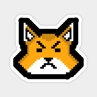 ANGRY FOX PIXEL ART by ARTAISM Magnet