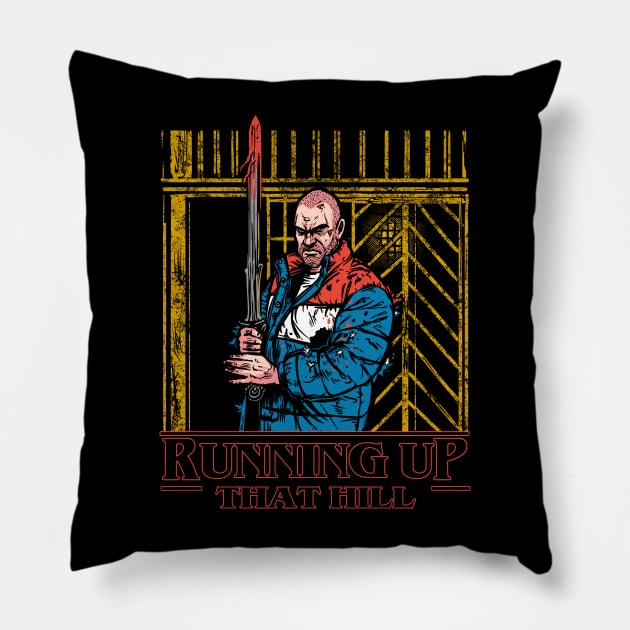 Stranger Slayer Pillow by AndreusD