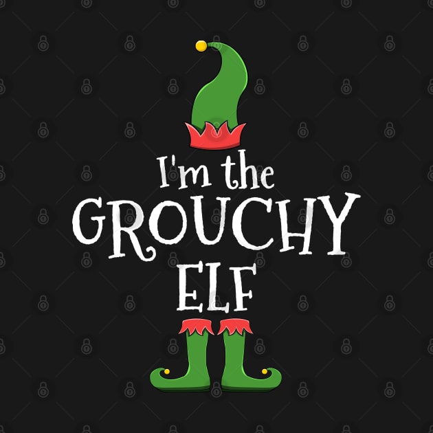 Grouchy Elf for Matching Family Christmas Group by jkshirts