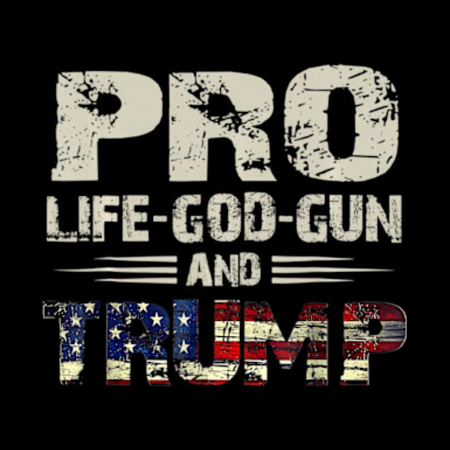 Pro Life God Gun Trump Usa by lam-san-dan