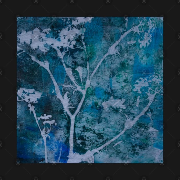 Emotional release Reiki Floral Blue Moods by BenitaJayne